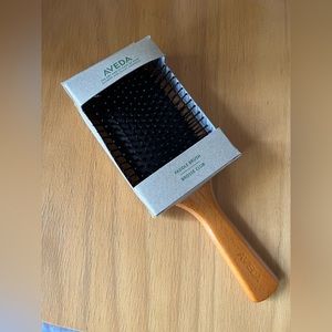 Brand new wide Aveda wooden paddle brush